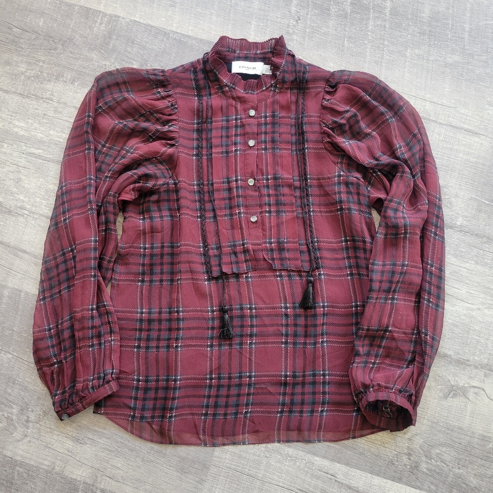 Coach Blouse Silk